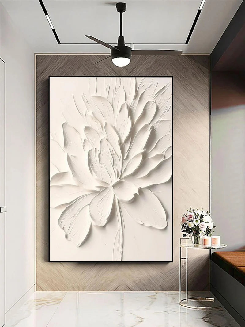 Flower Textured Painting Canvas #FP059