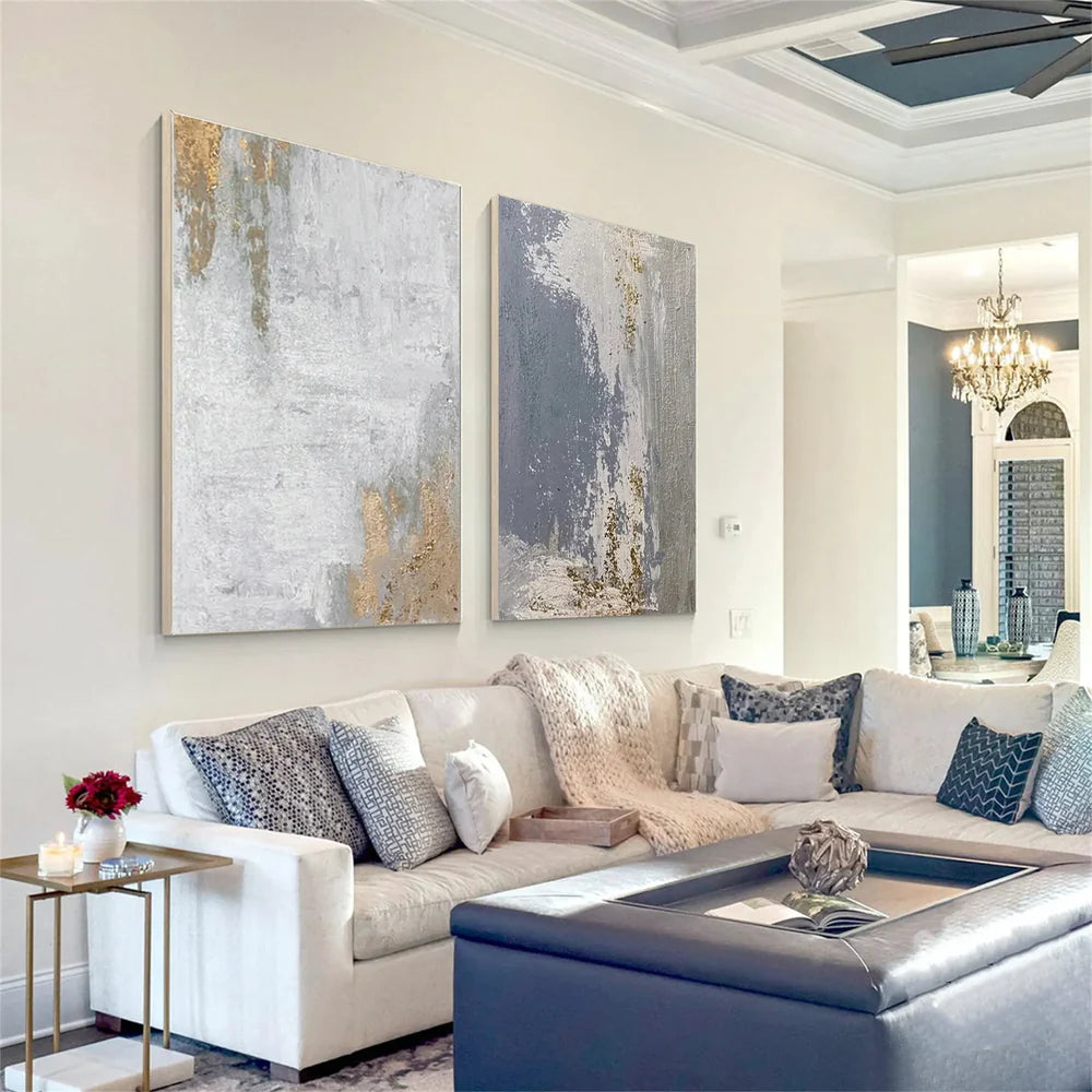 Abstract Painting Canvas Set of 2 #AP129