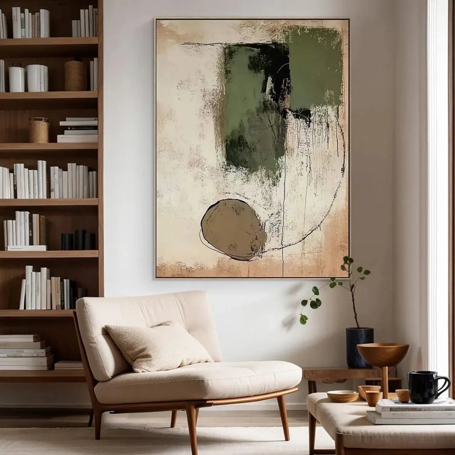 Colorful Abstract Painting Canvas #AP117