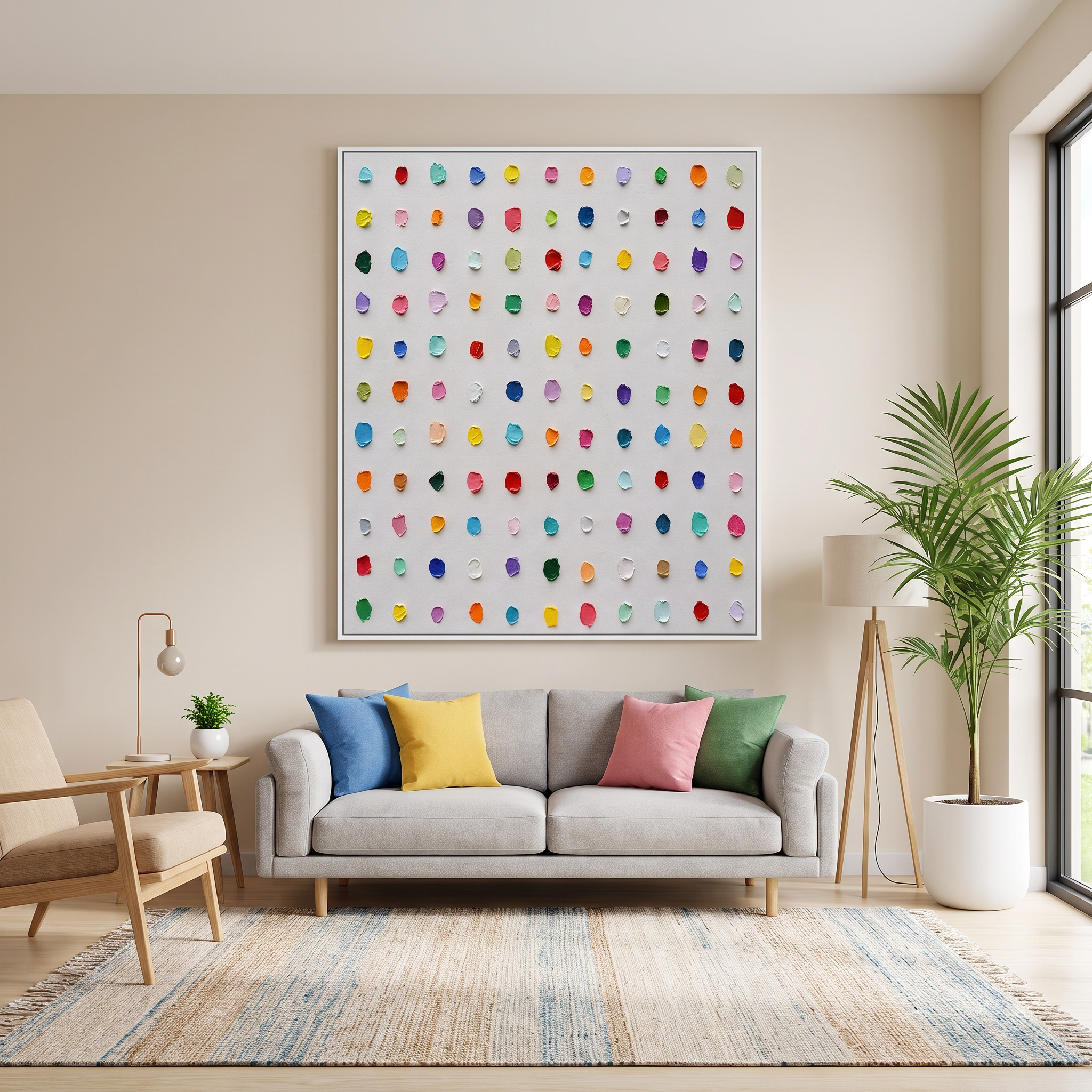 Abstract Textured Wall Art #AT157