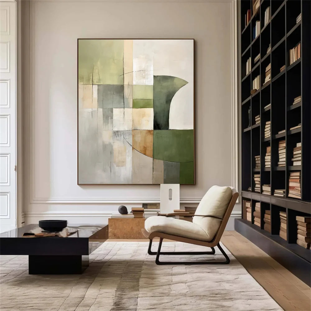 Colorful Abstract Painting Canvas #AP114