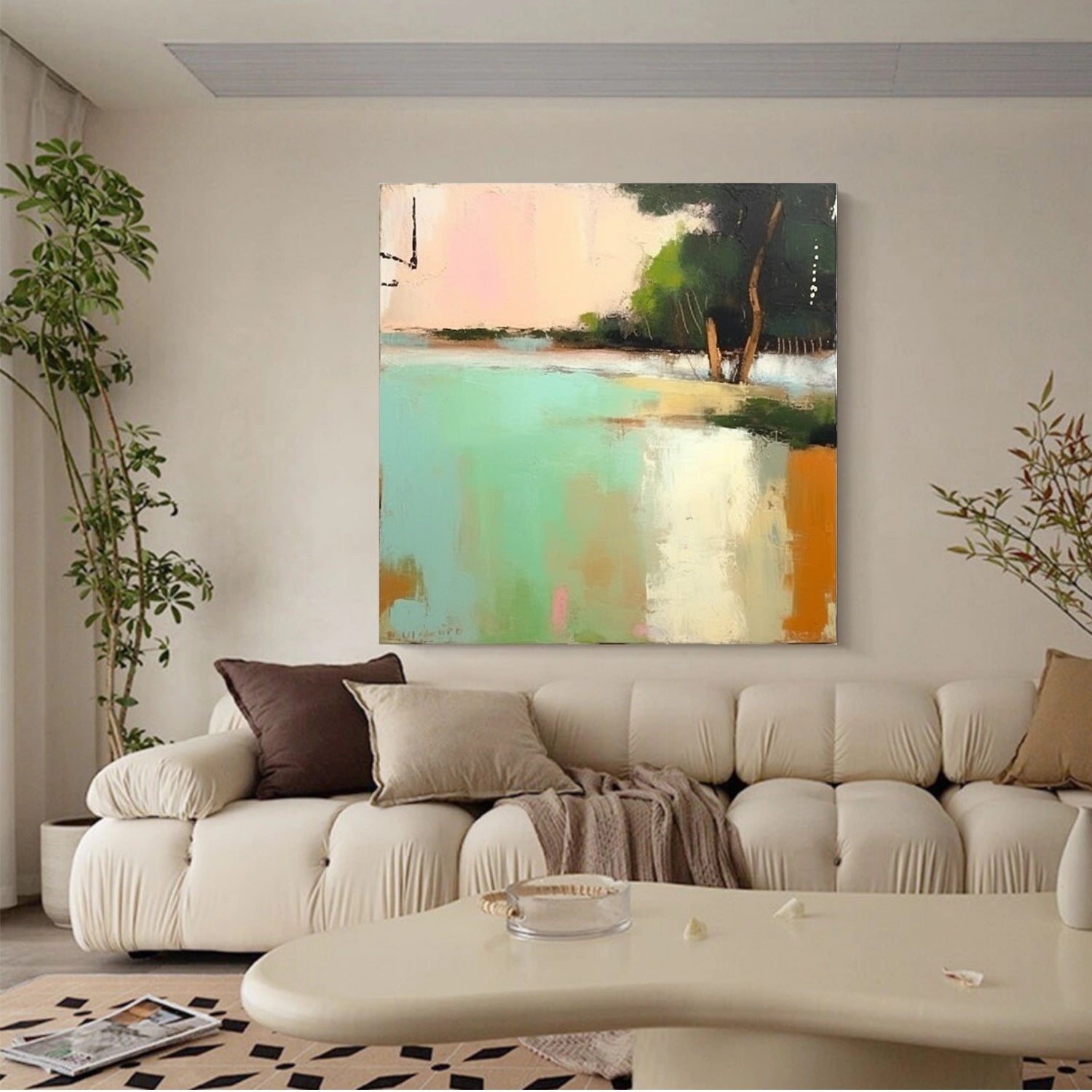 Colorful Abstract Canvas Wall Art #AP251
