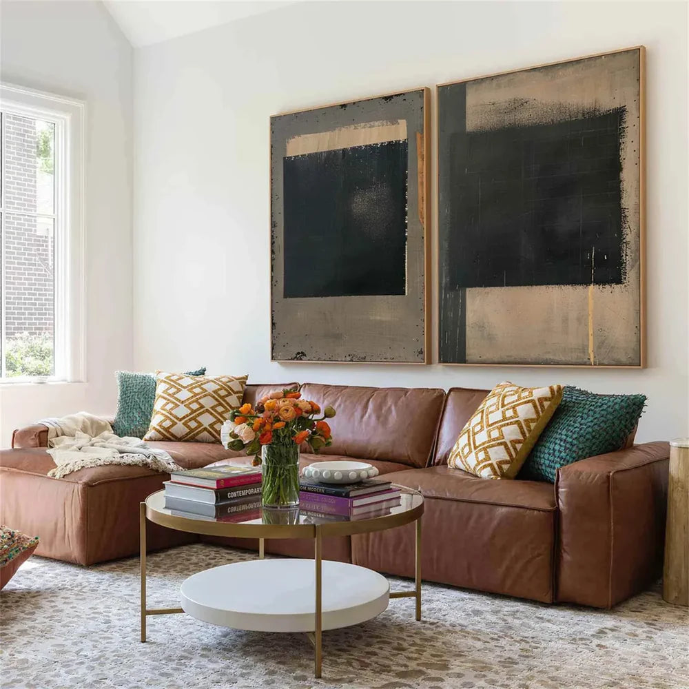 Wabi Sabi Canvas Art Set of 2 #WS044