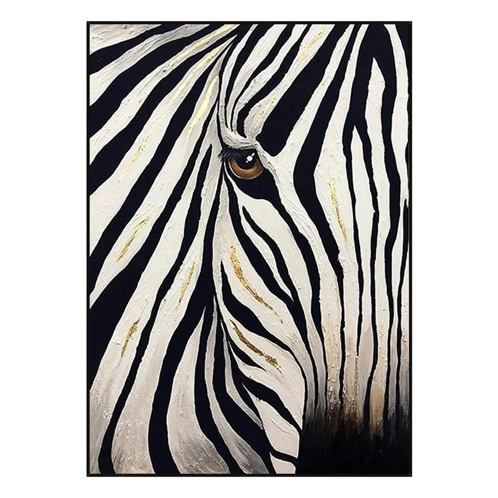 Animal Textured Canvas Art Painting #AC023