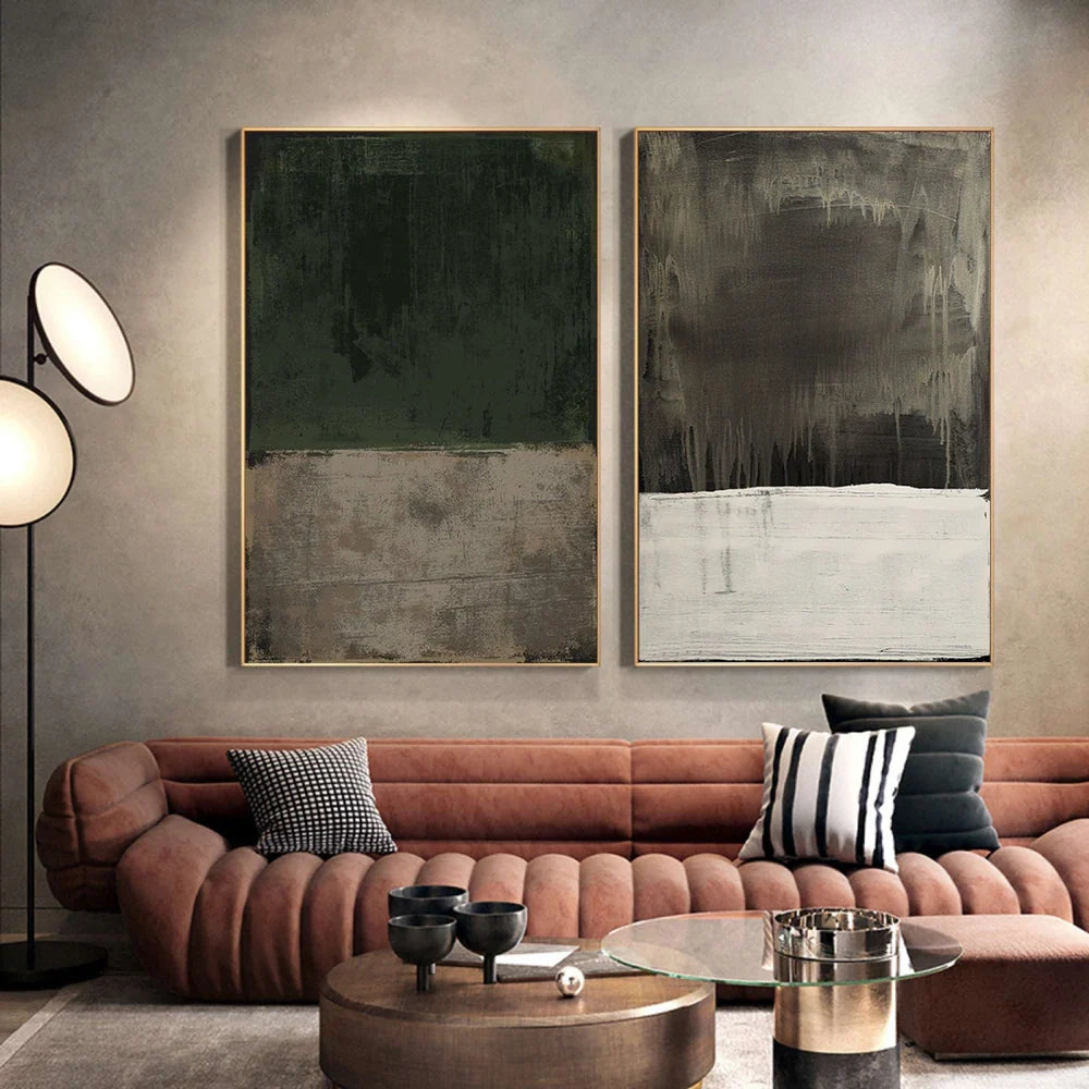 Abstract Painting Canvas Set of 2 #AP202