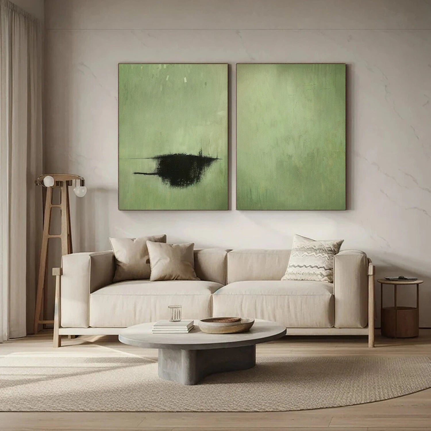 Abstract Painting Canvas Set of 2 #AP159