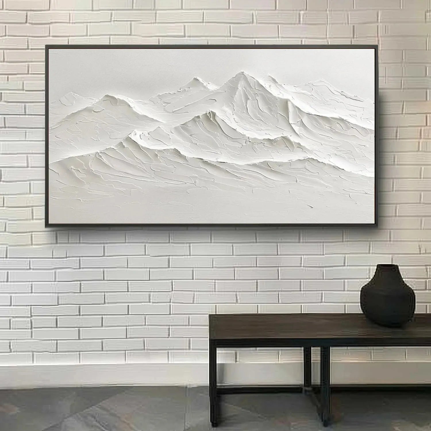 Mountain Textured Canvas Art #MO004