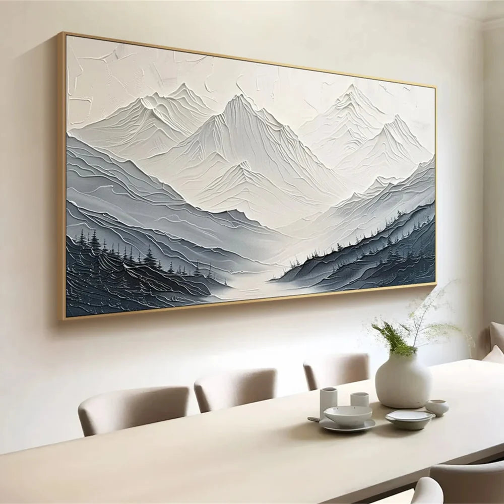Mountain Textured Abstract Painting #MO010