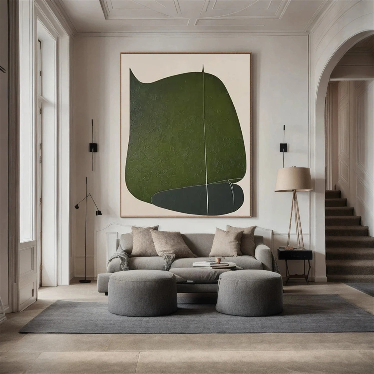 Abstract Canvas Wall Art #AP259