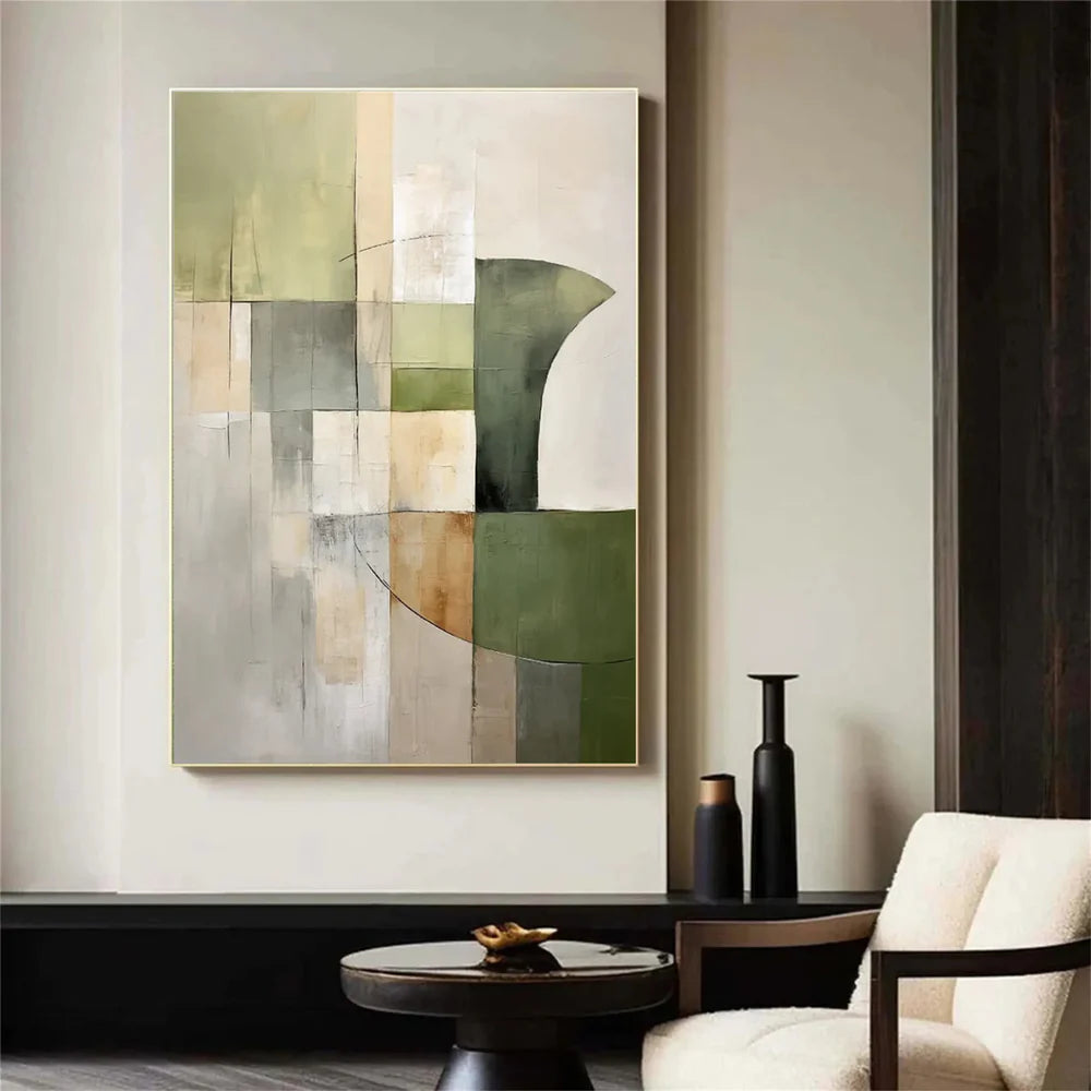 Colorful Abstract Painting Canvas #AP114