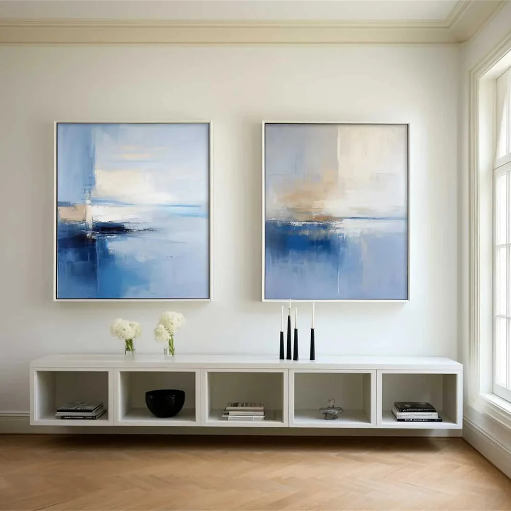 Abstract Painting Canvas Set of 2 #AP134