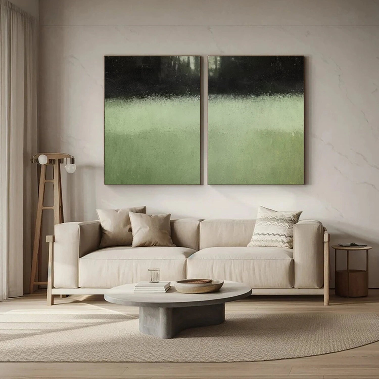 Abstract Painting Canvas Set of 2 #AP158