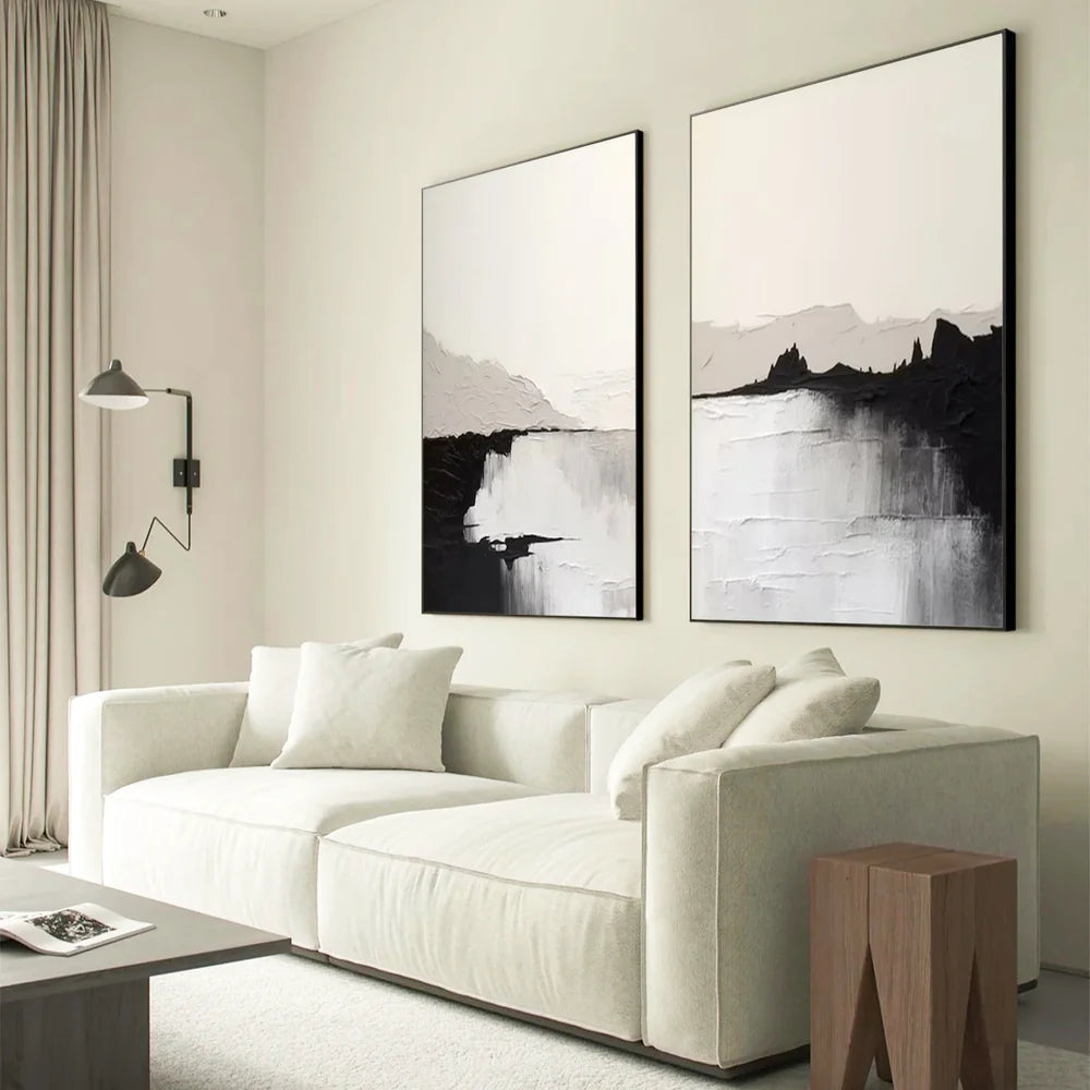Abstract Painting Canvas Set of 2 #AP179