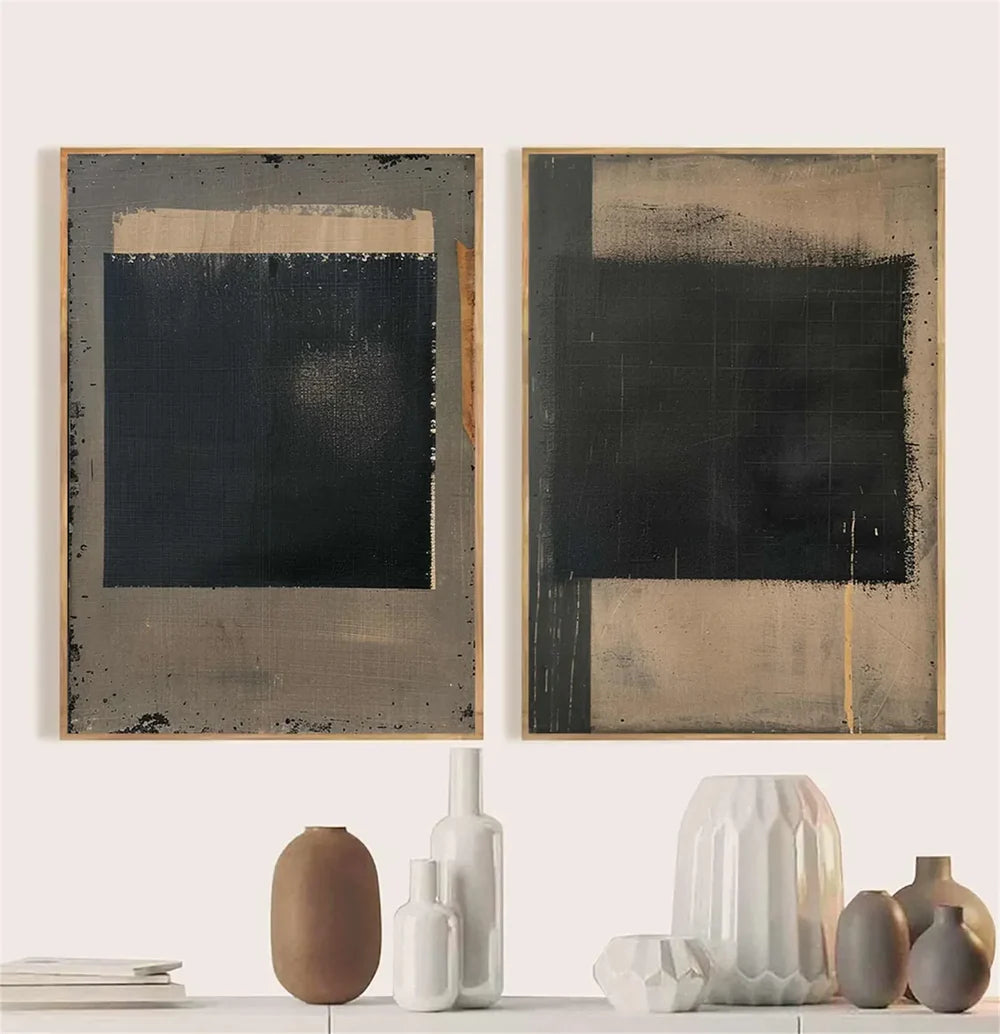 Wabi Sabi Canvas Art Set of 2 #WS044