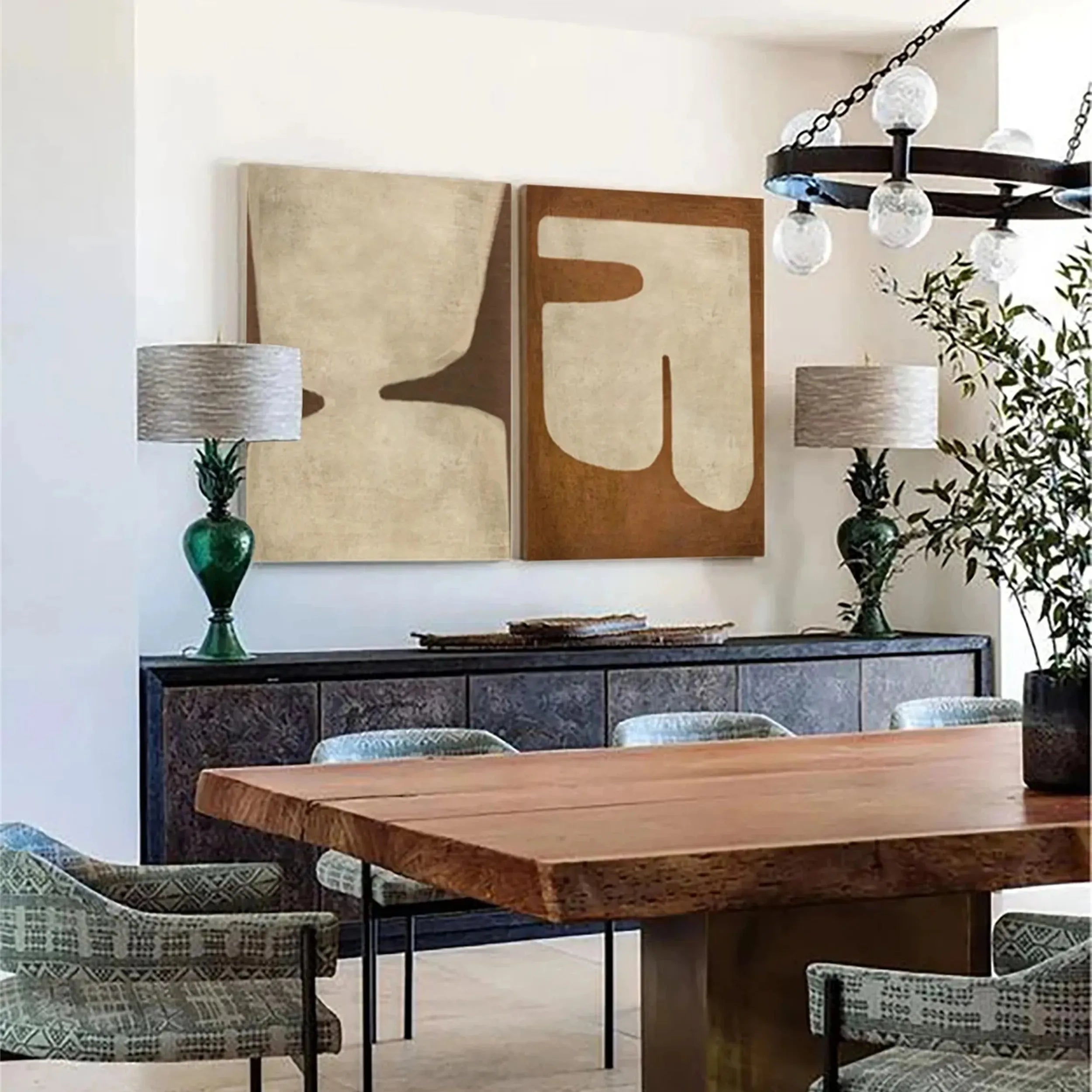 Wabi Sabi Canvas Art Set of 2 #WS016