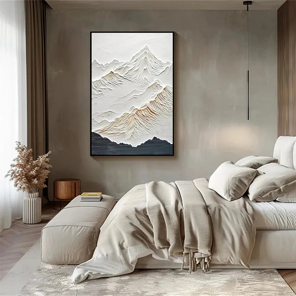 Mountain Textured Canvas Art #MO005