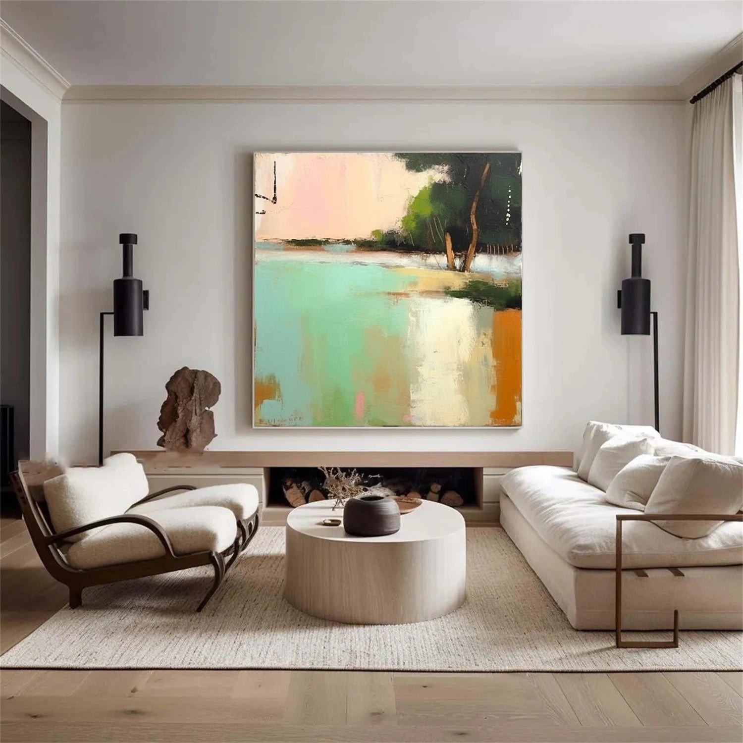 Colorful Abstract Canvas Wall Art #AP251