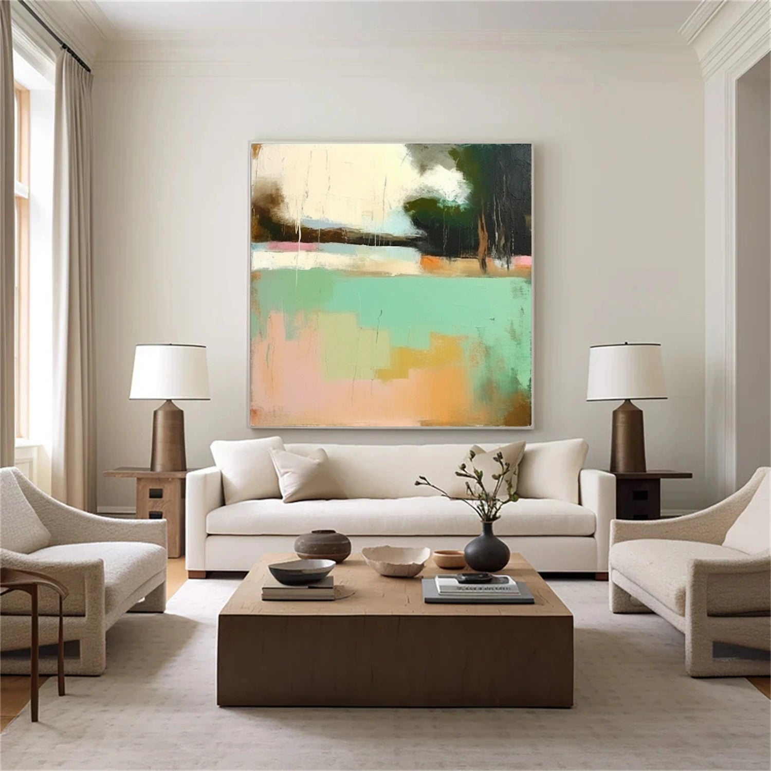 Colorful Abstract Canvas Wall Art #AP252