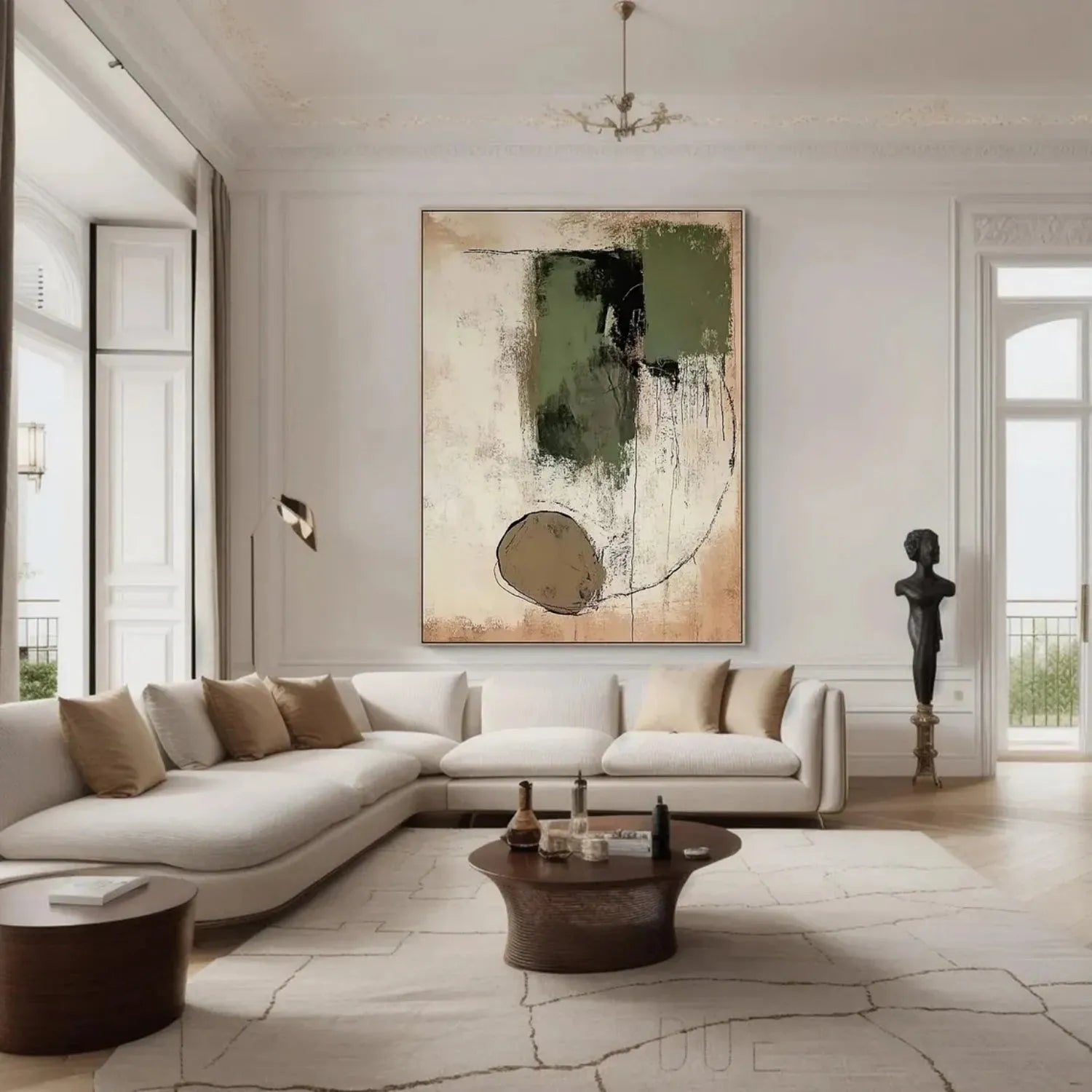 Colorful Abstract Painting Canvas #AP117