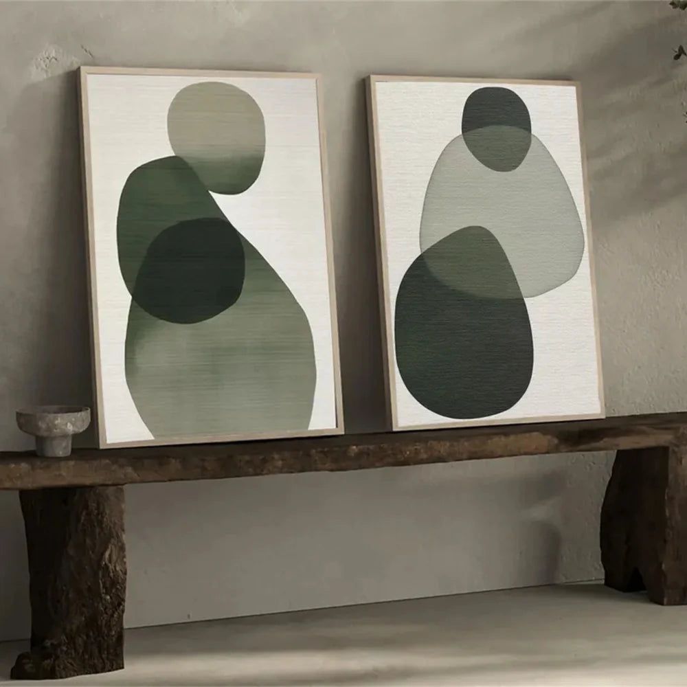 Abstract Painting Canvas Set of 2 #AP136