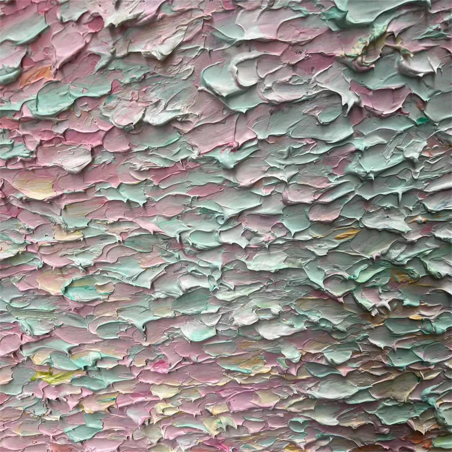 Colorful Abstract Textured Painting Canvas #AT037