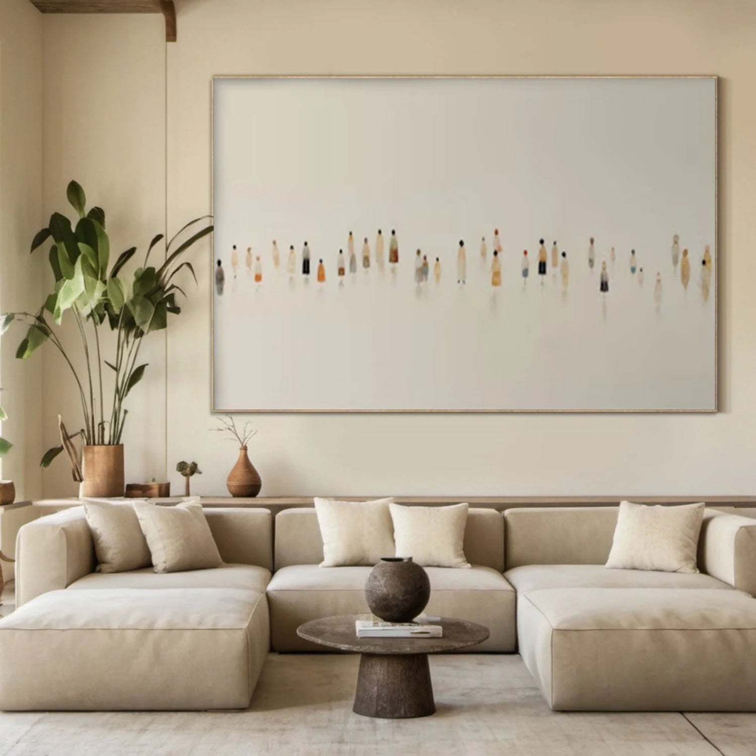 Abstract People Canvas Art #AE001