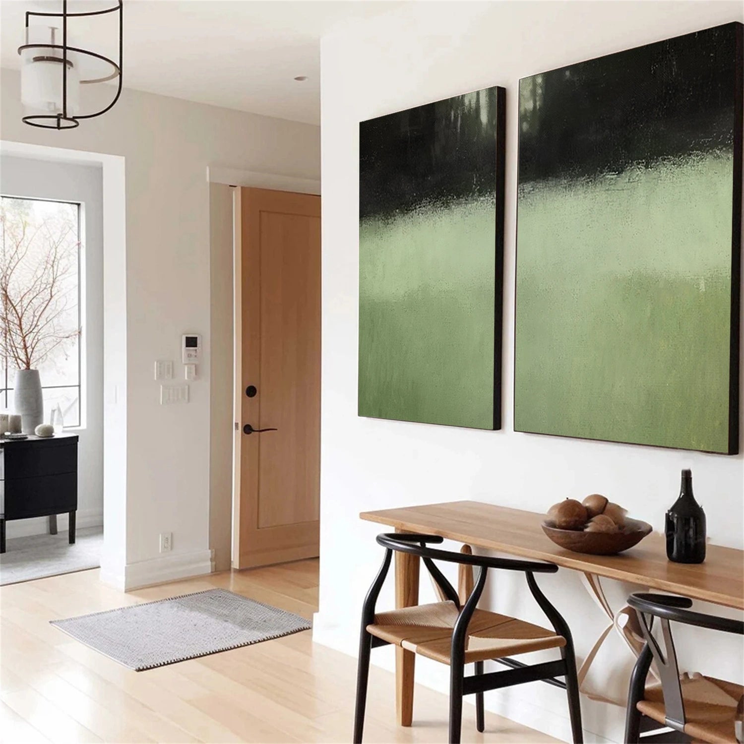 Abstract Painting Canvas Set of 2 #AP158