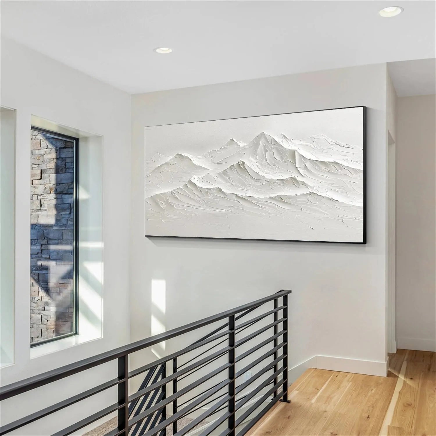 Mountain Textured Canvas Art #MO004