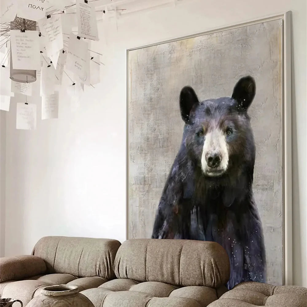 Animal Canvas Art Painting #AC001