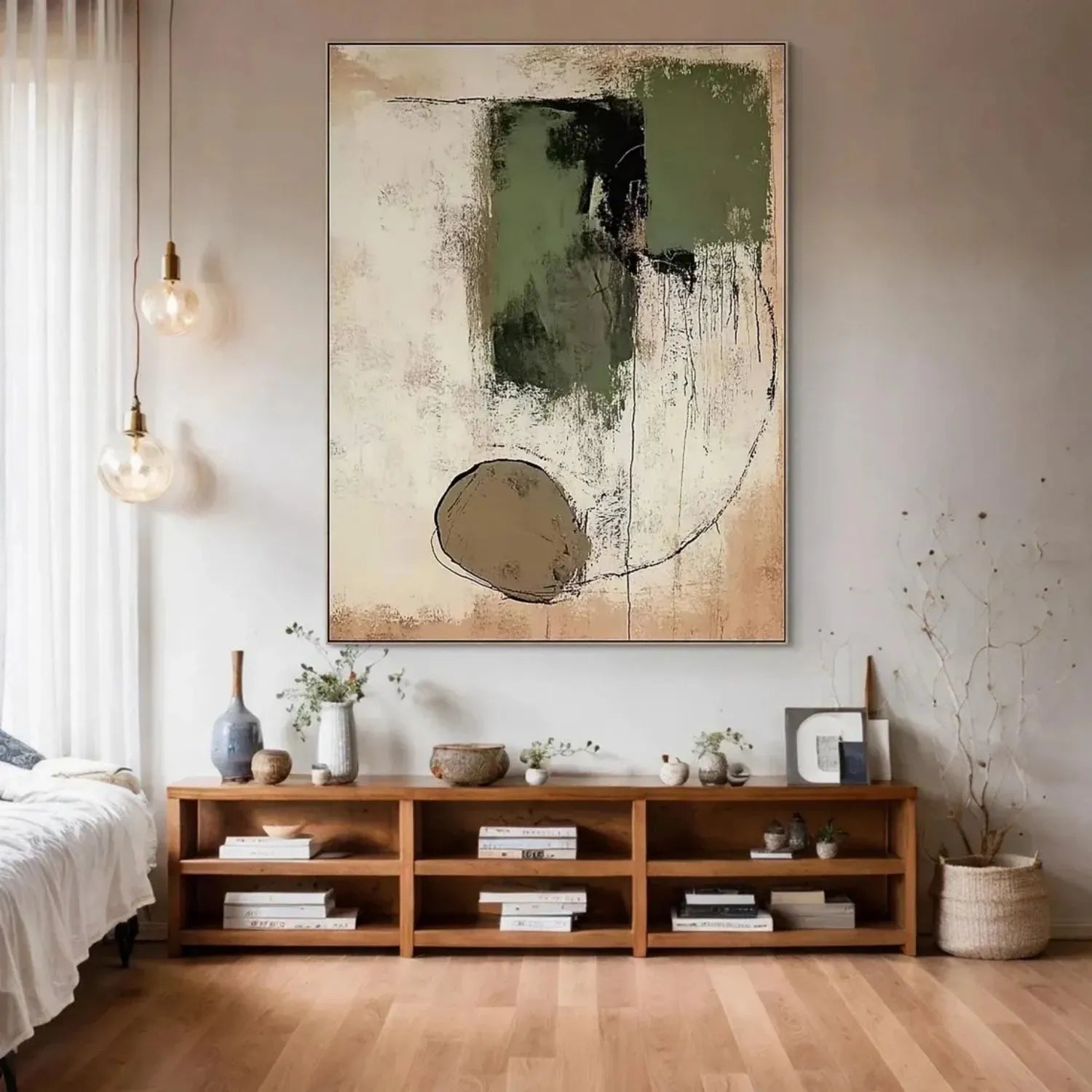 Colorful Abstract Painting Canvas #AP117