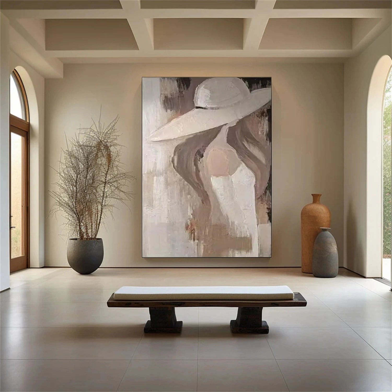 Abstract People Canvas Art #AE073