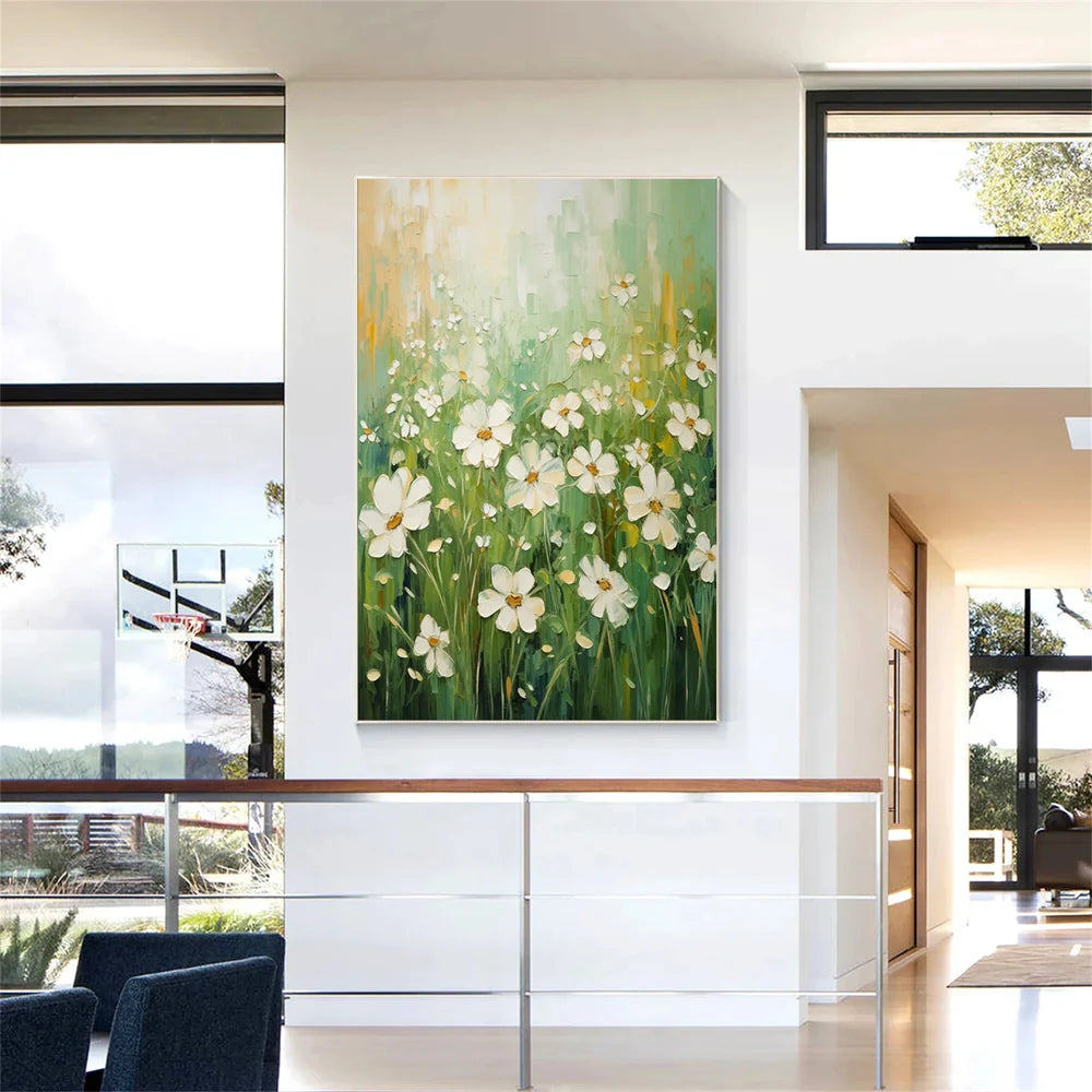 Flower Textured Painting Canvas #FP065