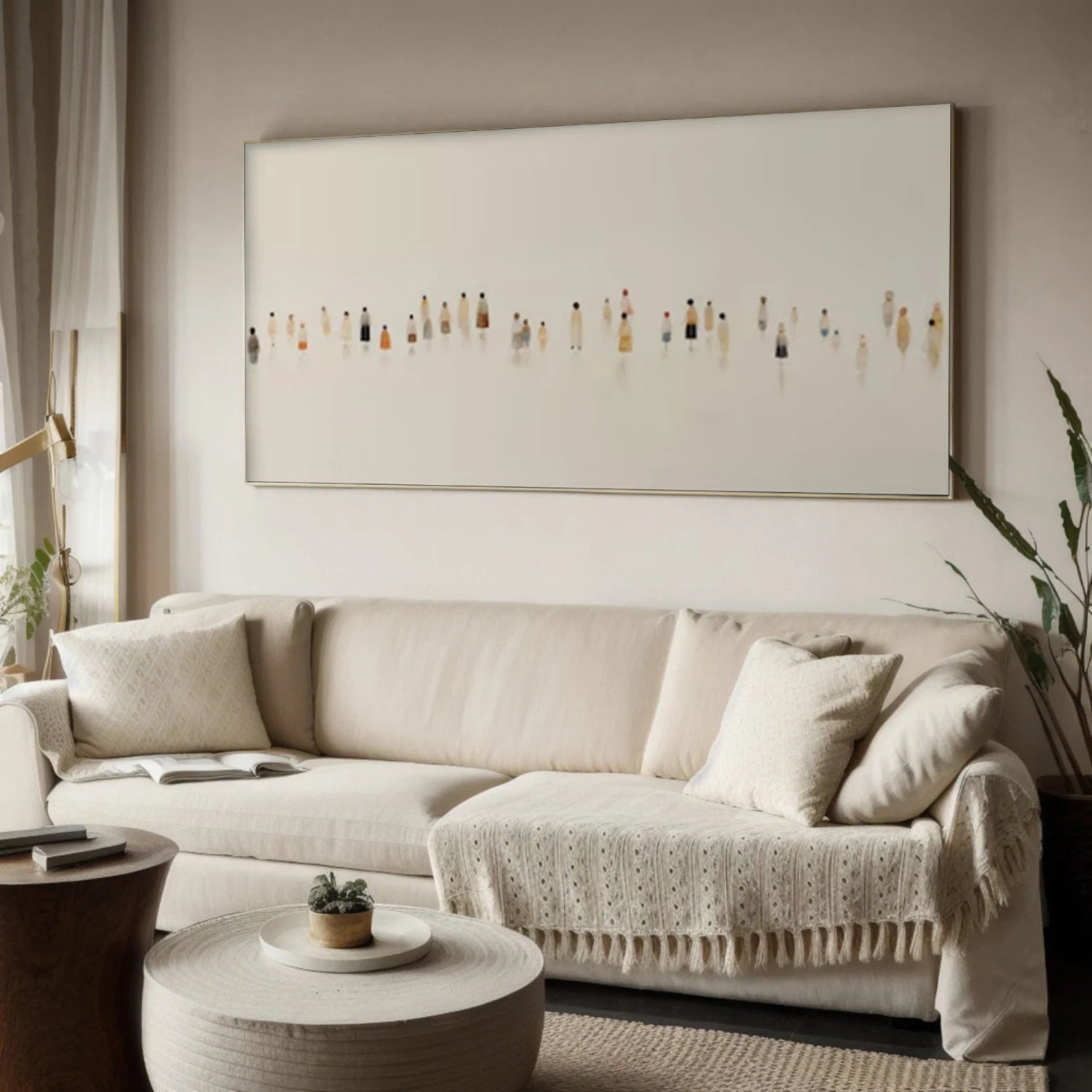 Abstract People Canvas Art #AE001