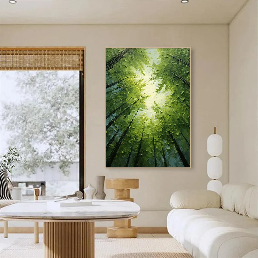 Tree Textured Painting Canvas #TP017