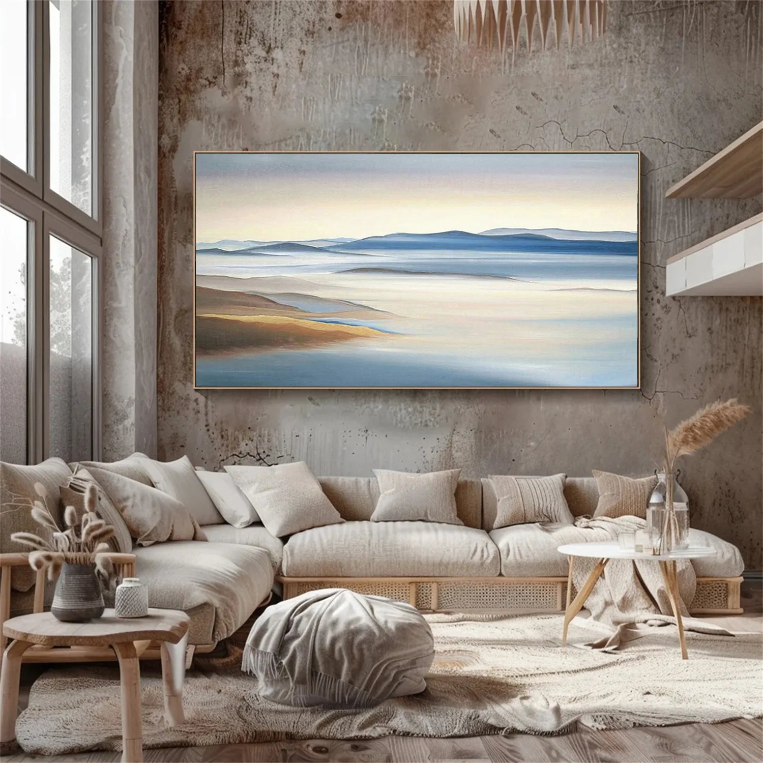 Mountain Textured Abstract Painting #MT037