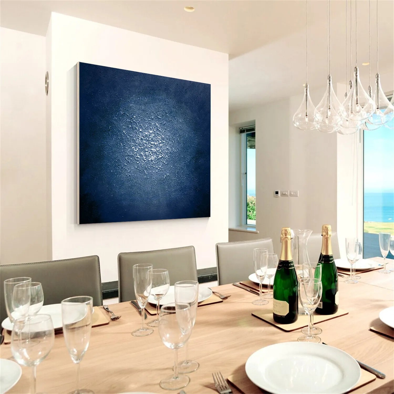 Minimalist Textured Painting Canvas #MT027