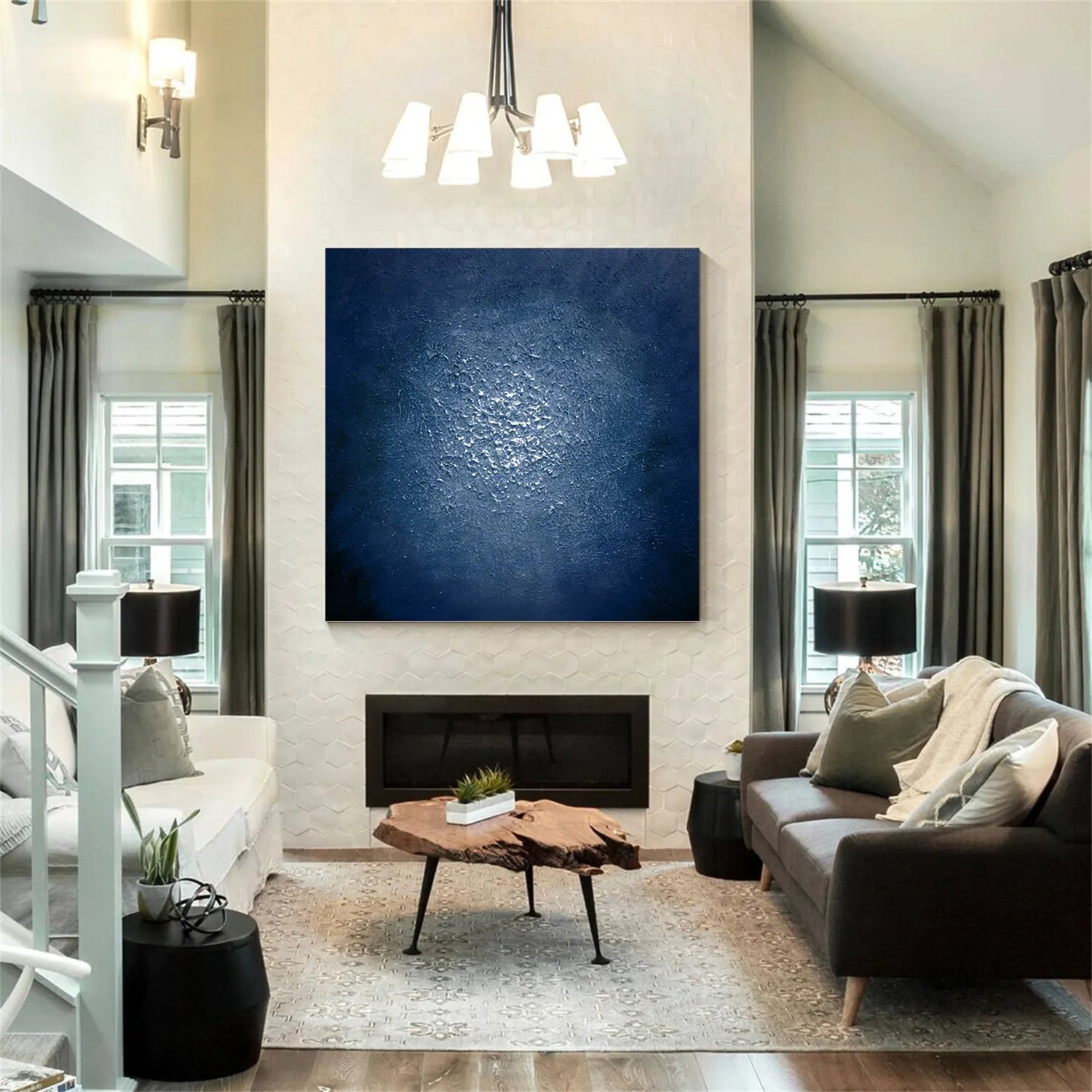 Minimalist Textured Painting Canvas #MT027