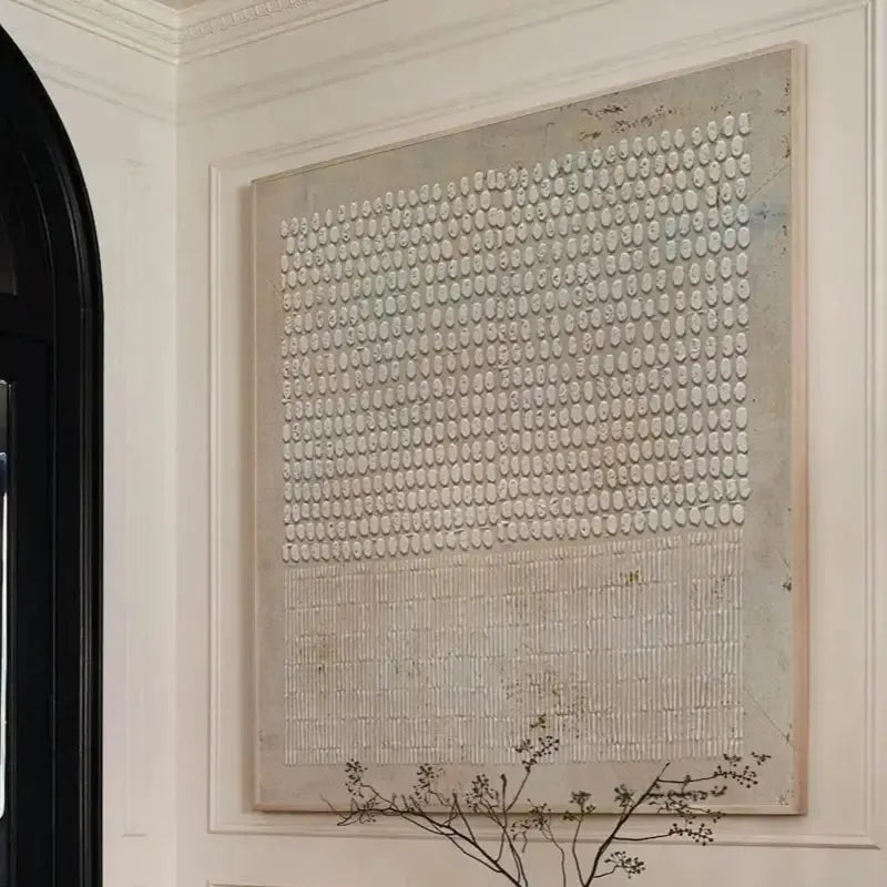 Beige Wabi Sabi Texture Canvas Art #WS010