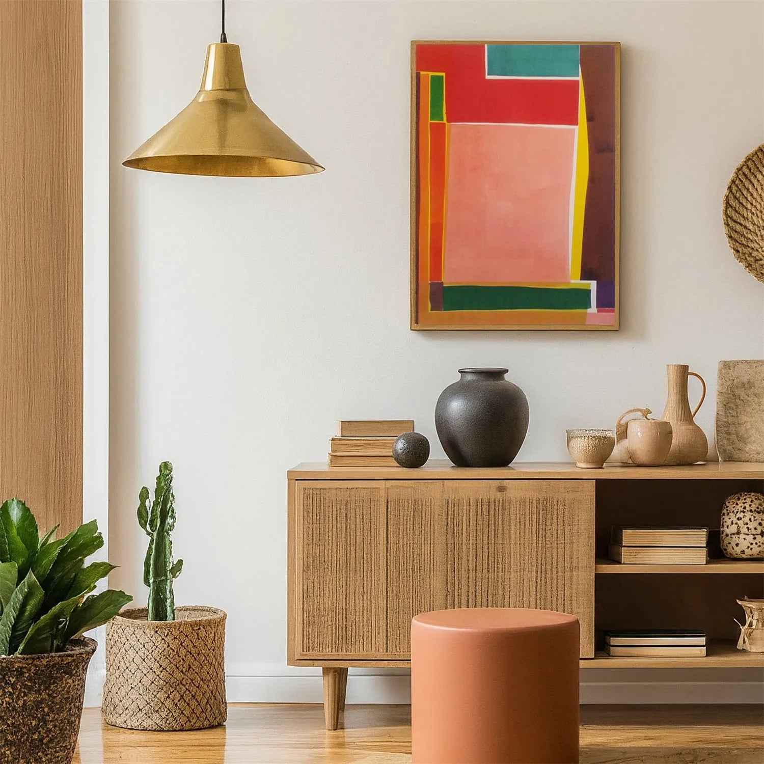 Colorful Abstract Painting Canvas #AP008