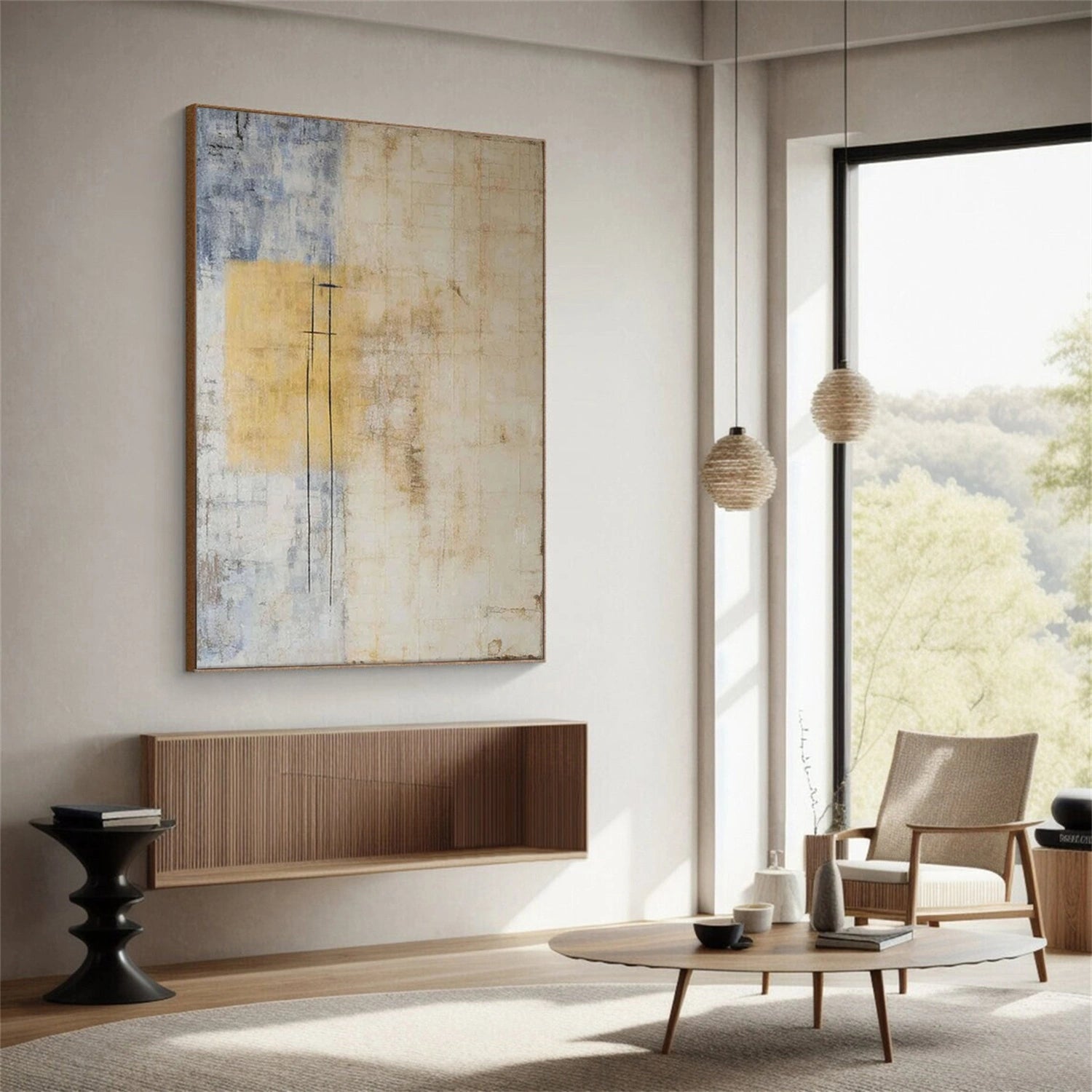 Abstract Painting Canvas #AP057