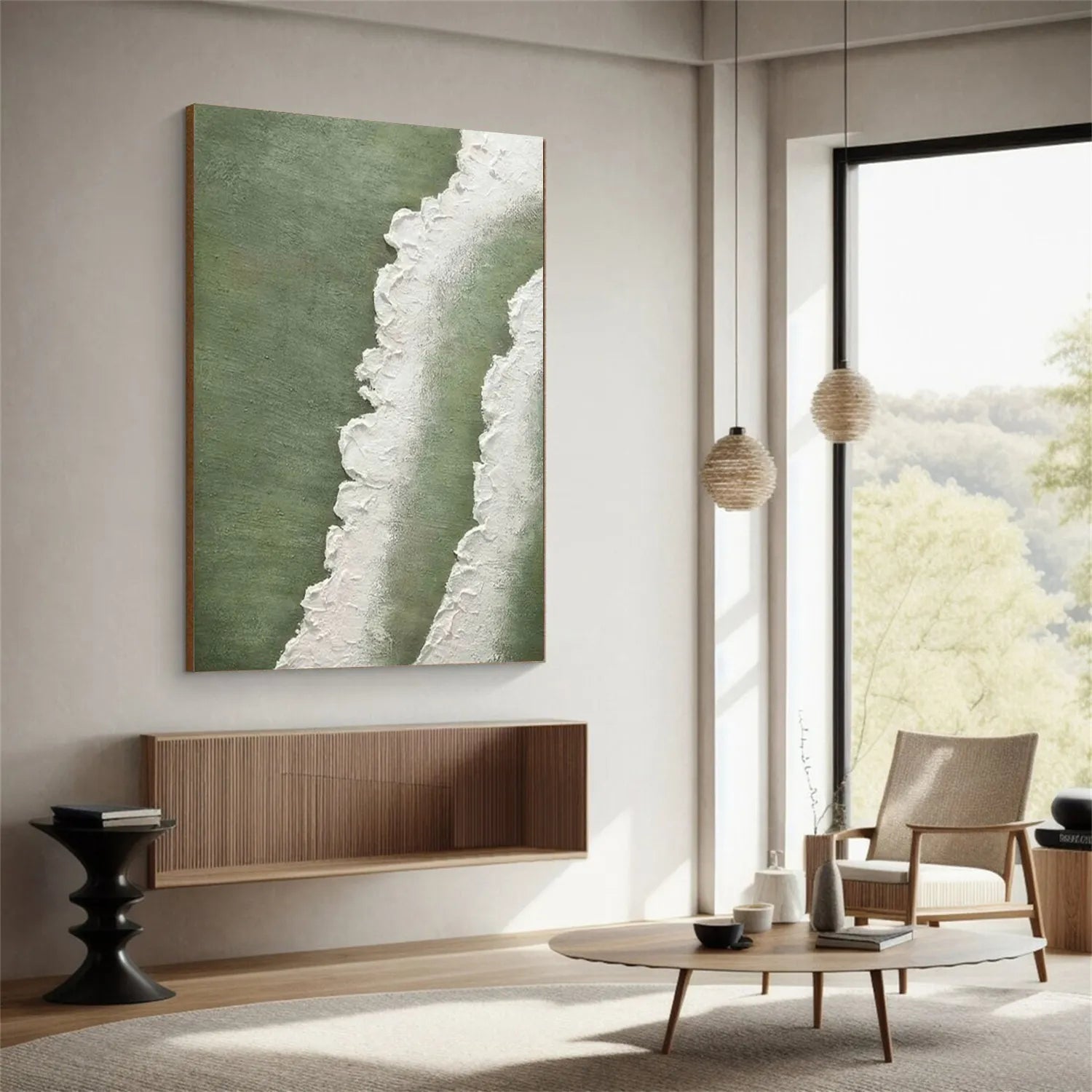 Ocean Textured Painting Canvas #OP014