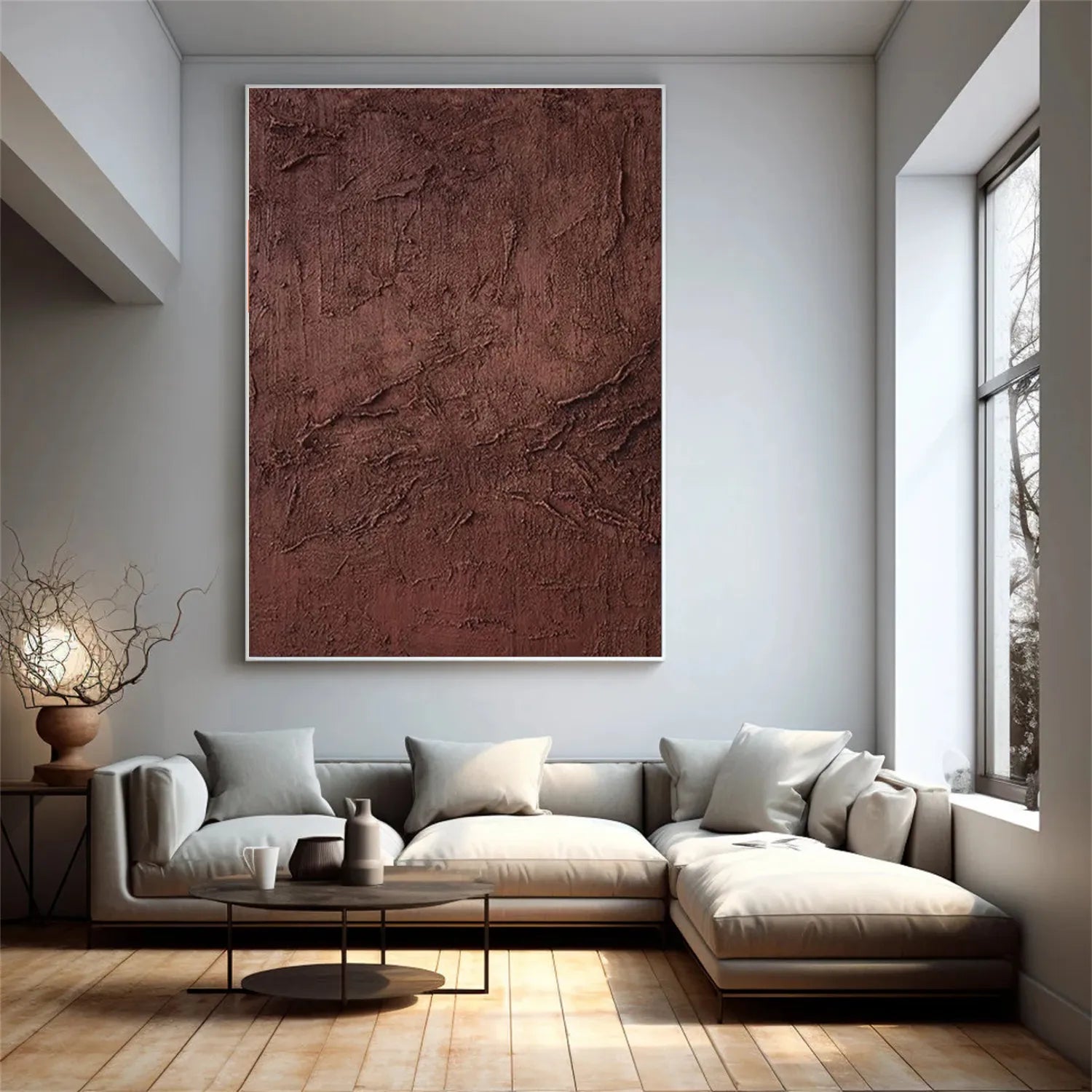 Minimalist Textured Painting Canvas #MT032