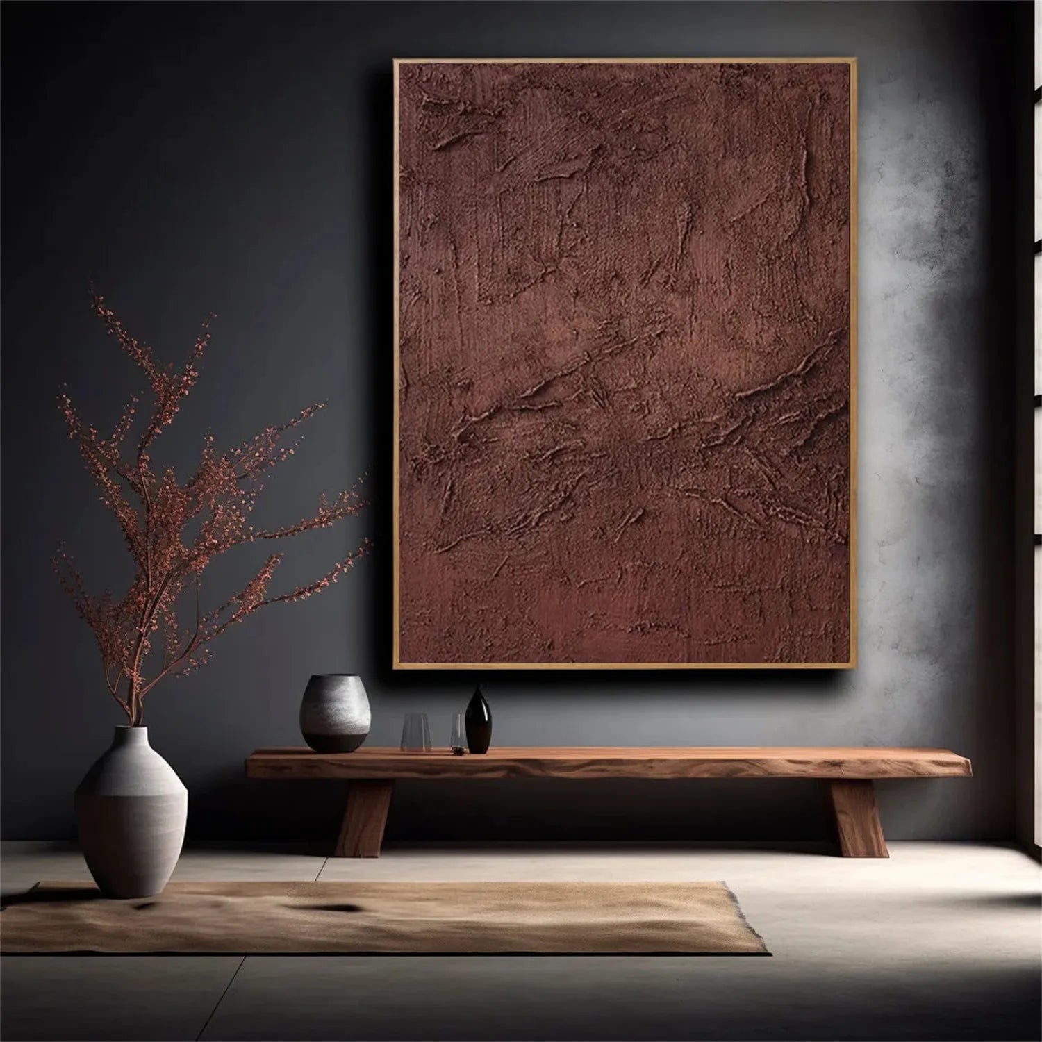 Minimalist Textured Painting Canvas #MT032