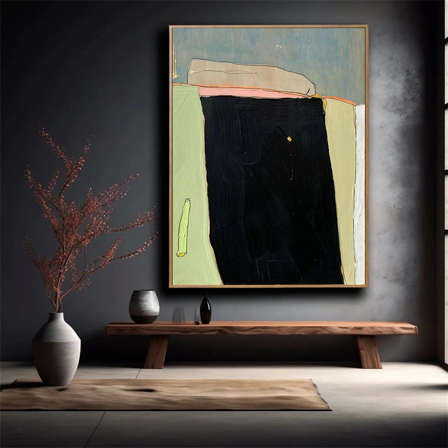 Minimalist Textured Painting Canvas #MT029