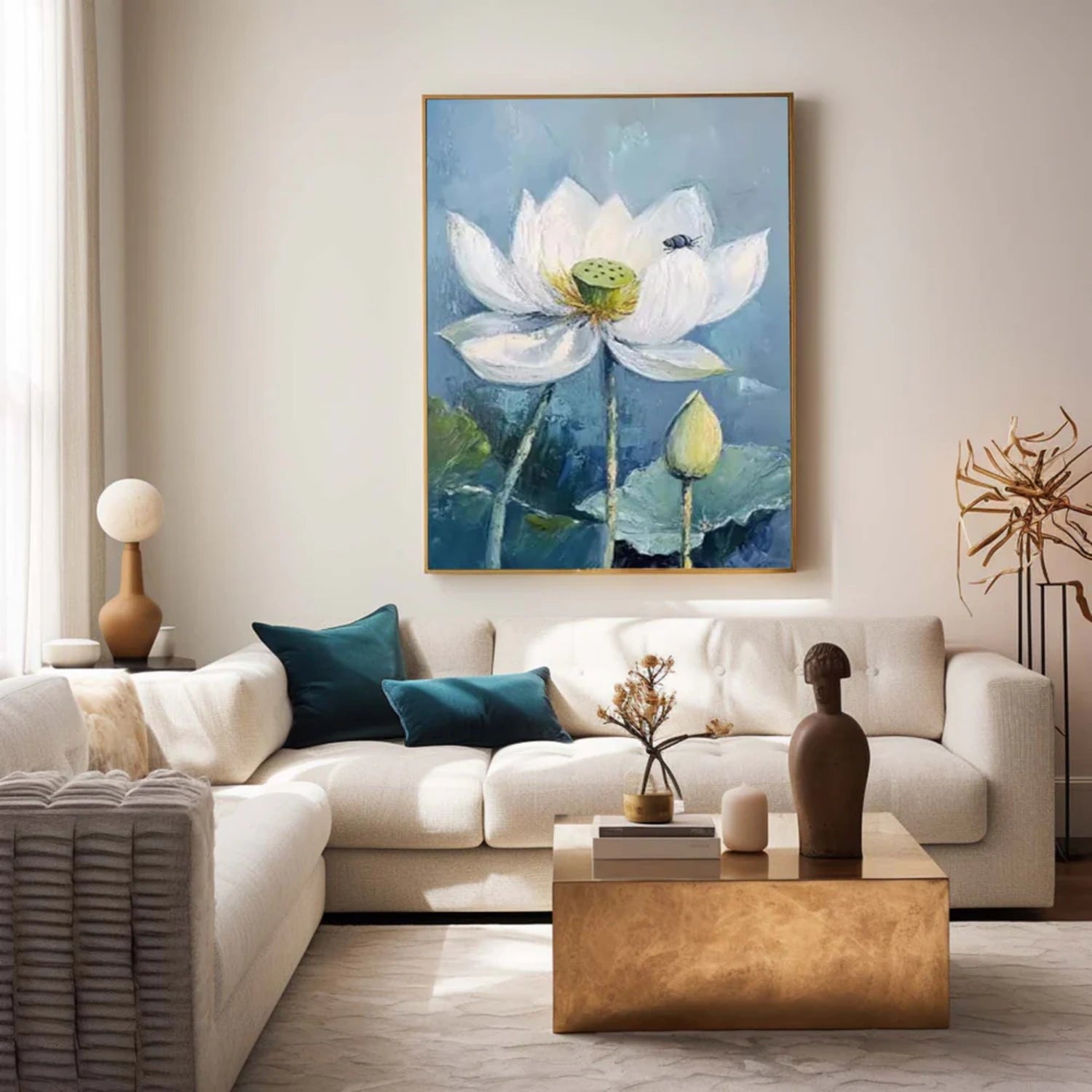 Flower Painting Canvas #FP079