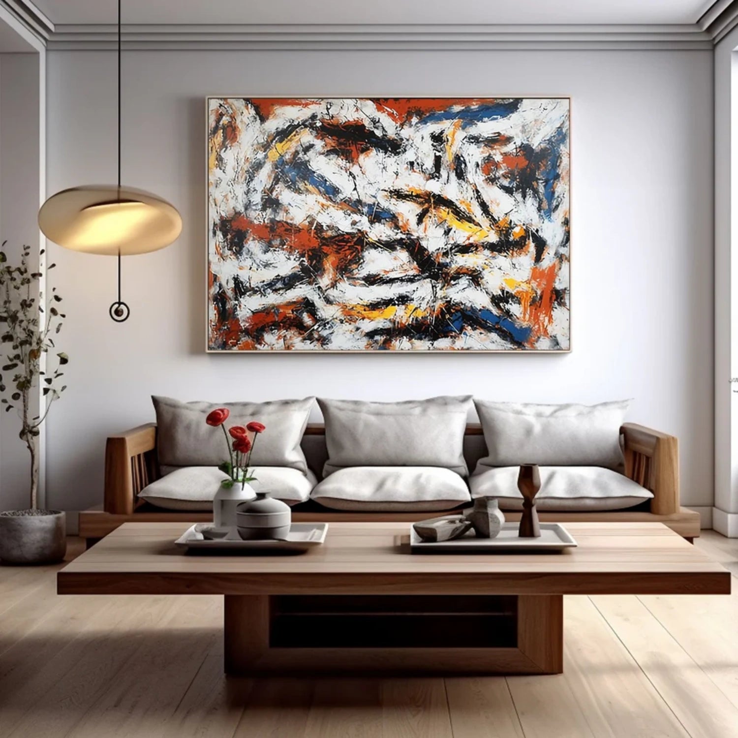 Colorful Pollock Art #PA002