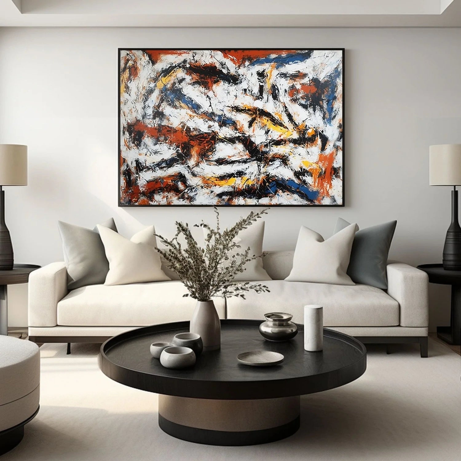 Colorful Pollock Art #PA002