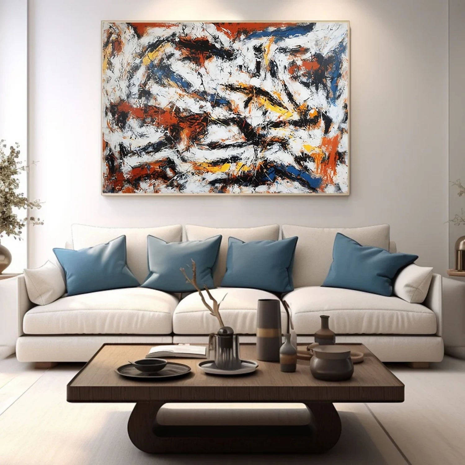 Colorful Pollock Art #PA002