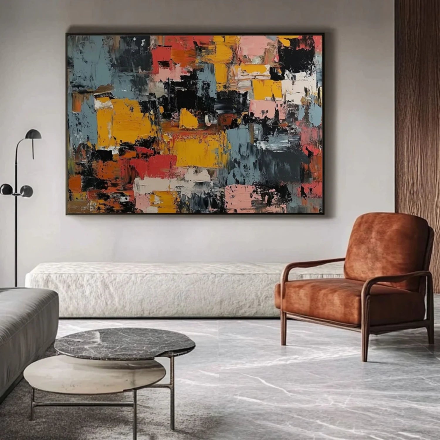 Colorful Pollock Art #PA001