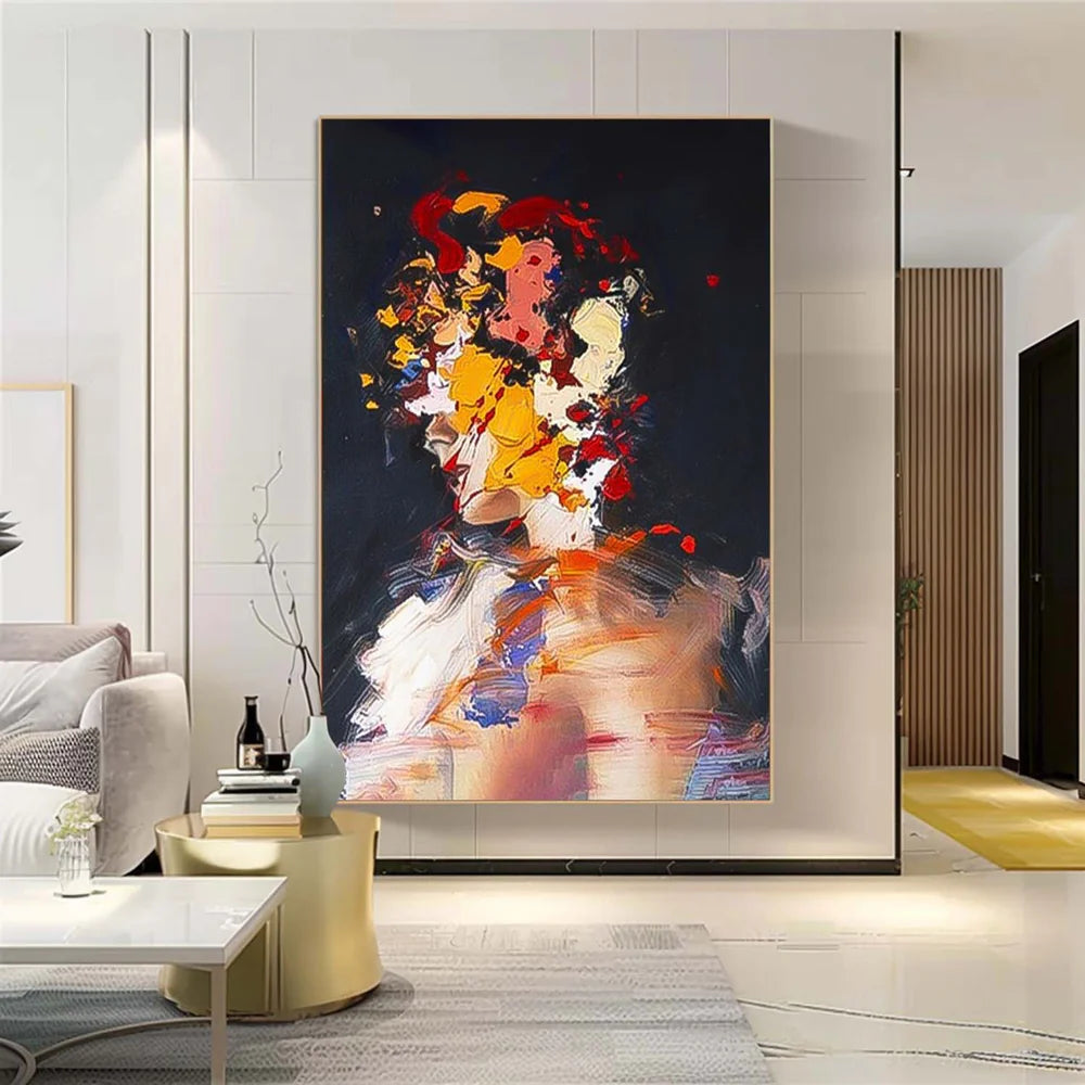 Abstract People Canvas Art #AE005